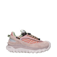 Moncler Pink Leather Athletic Sneakers - EU40/US10
