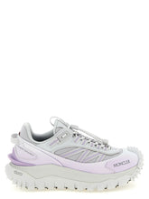 Moncler Purple Polyester Athletic Sneakers