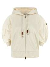 Moncler White Cotton Hoodie