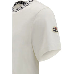 Moncler White Cotton T-Shirt - L