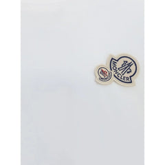 Moncler White Cotton T-Shirt - M