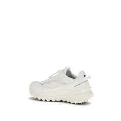 Moncler White Polyamide Athletic Sneakers