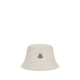 Moncler White Polyester Bucket Hat - S
