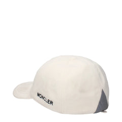 Moncler White Polyester Cap (Baseball Hat) - L
