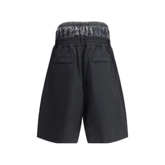 MONCLER x ASAP ROCKY Black Polyamide Bermuda Shorts - IT46 | S