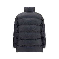 MONCLER x EDWARD ENNINFUL Black Polyamide Coat