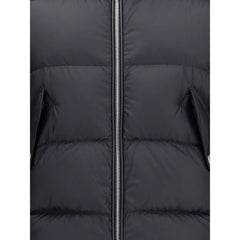 MONCLER x EDWARD ENNINFUL Black Polyamide Coat