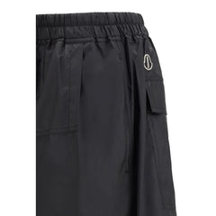 Moncler x Rick Owens Black Polyester Bermuda Shorts - S