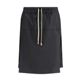 Moncler x Rick Owens Black Polyester Bermuda Shorts - S
