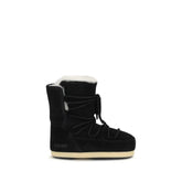 Moon Boot Black Leather Ankle Boots - 39/40
