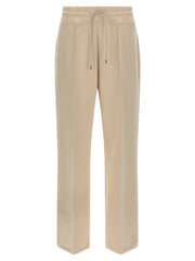 MooRER Beige Cotton Joggers (Workout Pants)
