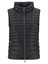MooRER Black Polyester Sleeveless Jacket