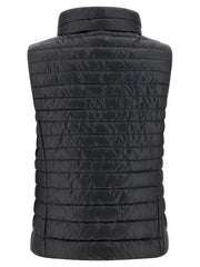 MooRER Black Polyester Sleeveless Jacket