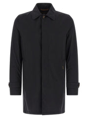 MooRER Blue Polyamide Coat
