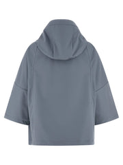 MooRER Blue Polyester Shell Jacket