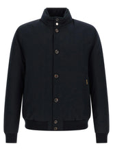 MooRER Blue Wool Bomber