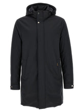 MooRER Blue Wool Parka