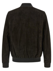 MooRER Brown Lamb Leather Leather Jacket - IT56 | XL