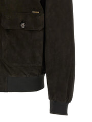 MooRER Brown Lamb Leather Leather Jacket - IT56 | XL