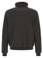 MooRER Brown Wool Bomber