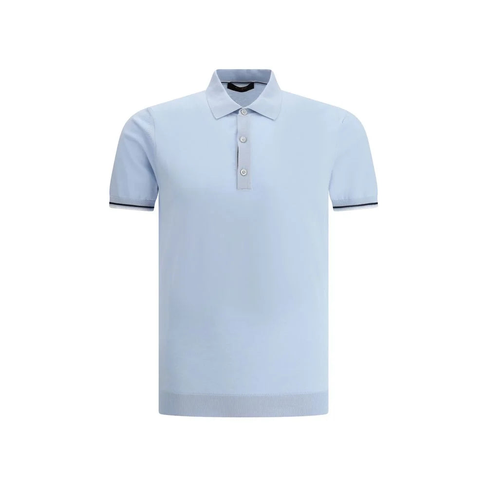 MooRER Cotton Polo Shirt - Polos