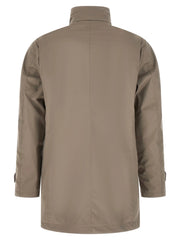 MooRER Gray Polyester Shell Jacket