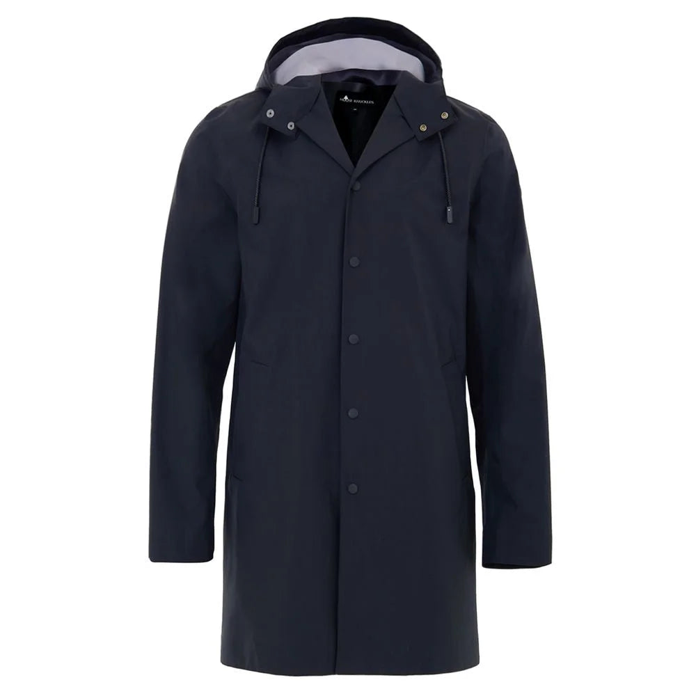 Moose Knuckles Black Nylon Trench Coat - M