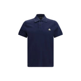 Moose Knuckles Blue Cotton Polo Shirt