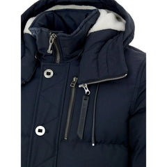Moose Knuckles Blue Nylon Coat - M