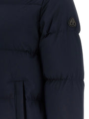 Moose Knuckles Blue Nylon Full-Length Jacket - M