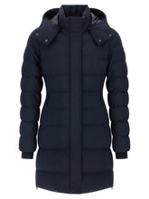 Parka Moose Knuckles w kolorze niebieskim z nylonu - L