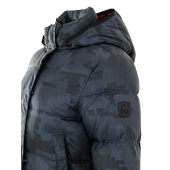 Moose Knuckles Gray Cotton Coat - S