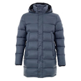 Moose Knuckles Gray Nylon Coat - M