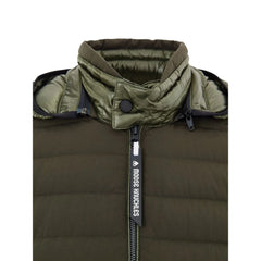 Moose Knuckles Green Nylon Coat - M