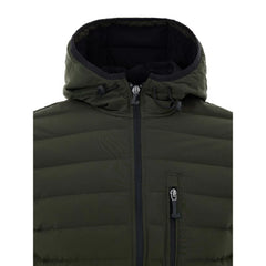 Moose Knuckles Green Nylon Full-Length Jacket - S