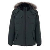 Moose Knuckles Green Nylon Parka - M