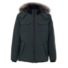 Moose Knuckles Green Nylon Parka - M