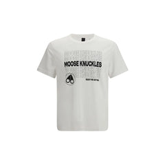 Moose Knuckles White Cotton T-Shirt