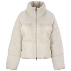 Moose Knuckles White Nylon Jackets & Coat - Puffer Jackets