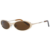 More & More Gold Metal Sunglasses
