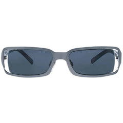 More & More Gray Metal Sunglasses