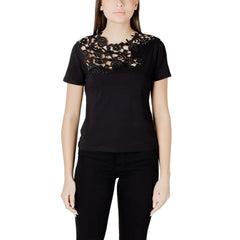 Morgan De Toi Black Cotton T-Shirt - IT38|XS - T-Shirts