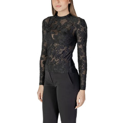 Morgan De Toi Black Polyester Long Sleeve - IT38|XS - T-Shirts