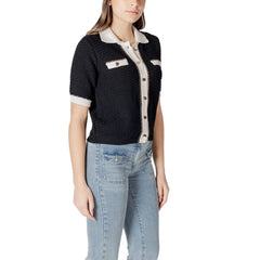 Morgan De Toi Black Recycled Cotton Sweater - Sweaters