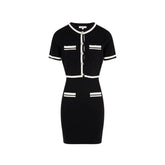 Morgan De Toi Black Viscose Short - IT42|M - Dresses