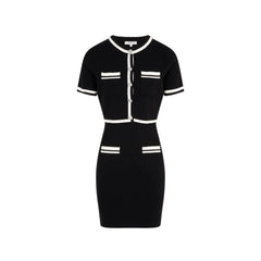 Morgan De Toi Black Viscose Short - IT42|M - Dresses