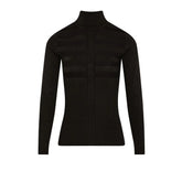 Morgan De Toi Black Viscose Turtleneck - Sweaters