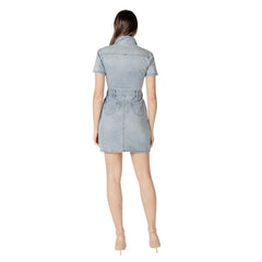 Morgan De Toi Blue Cotton Midi - IT36|XXS - Dresses