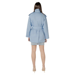 Morgan De Toi Blue Cotton Parka - Parkas