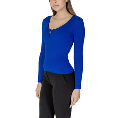 Morgan De Toi Blue Polyamide Sportswear - IT42|M - Sweaters